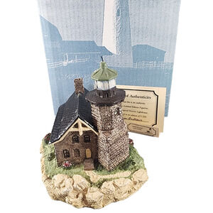 Harbour Lights Lighthouse Sand Island Wisconsin #112 Signed